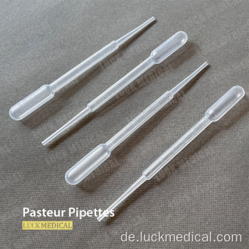 Pasteur -Pipette -Kunststoff -Abschluss